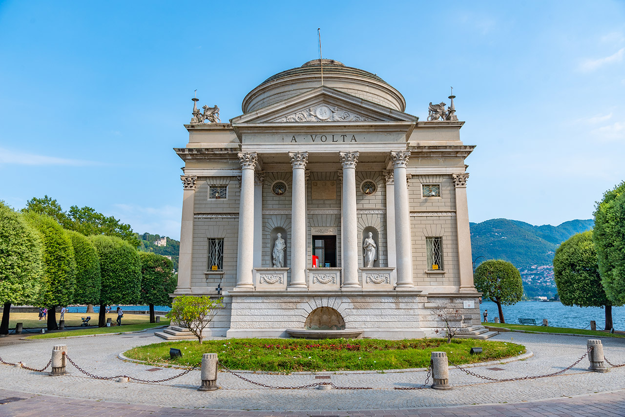 Tempio Voltiano Museo Alessandro Volta Larius Way